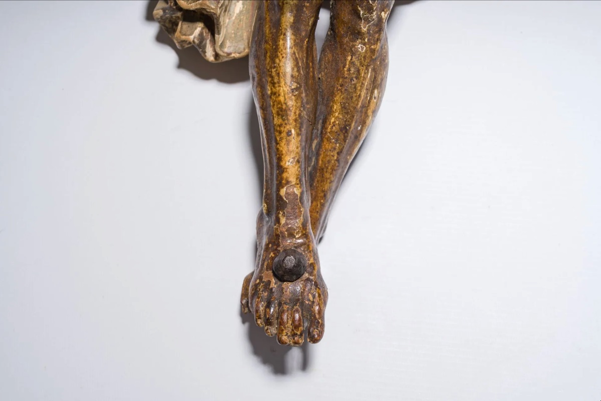 Magnifique Corpus Christi flamend polychrome (1570-1600)-photo-1