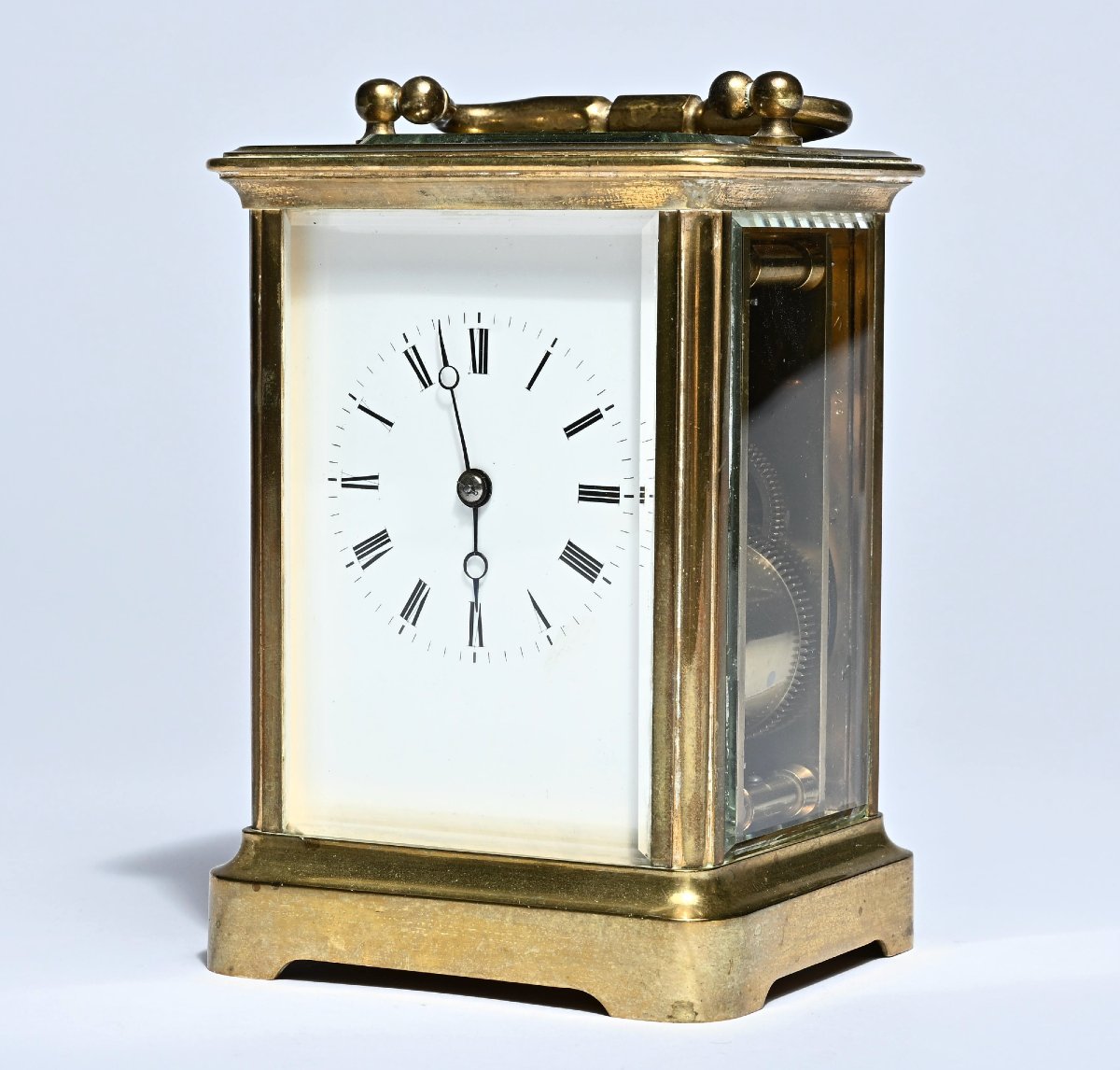 Antique French Travel Clock (1900-1910)-photo-2