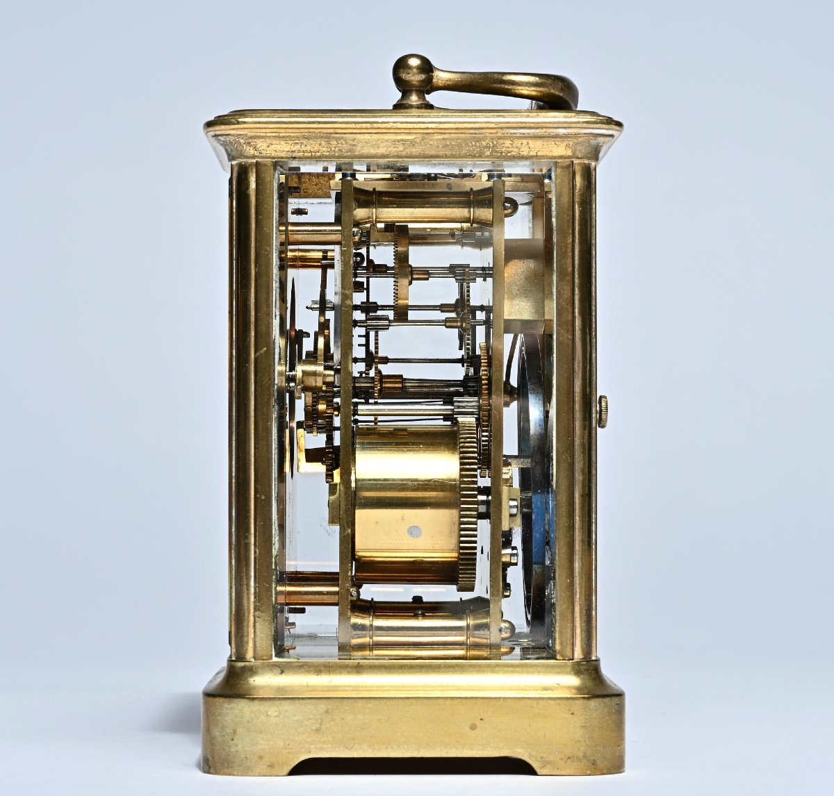 Antique French Travel Clock (1900-1910)-photo-3