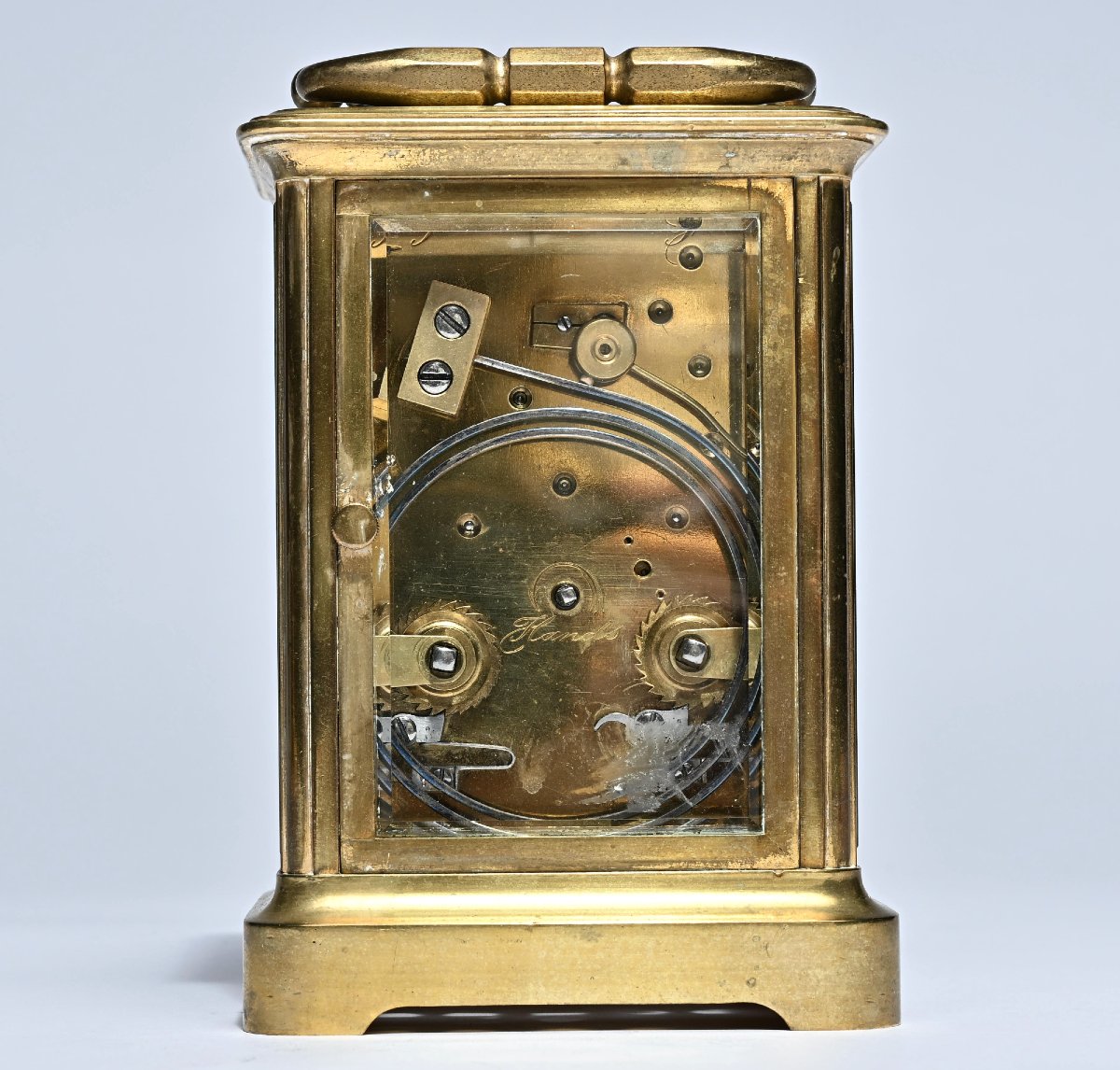 Antique French Travel Clock (1900-1910)-photo-4