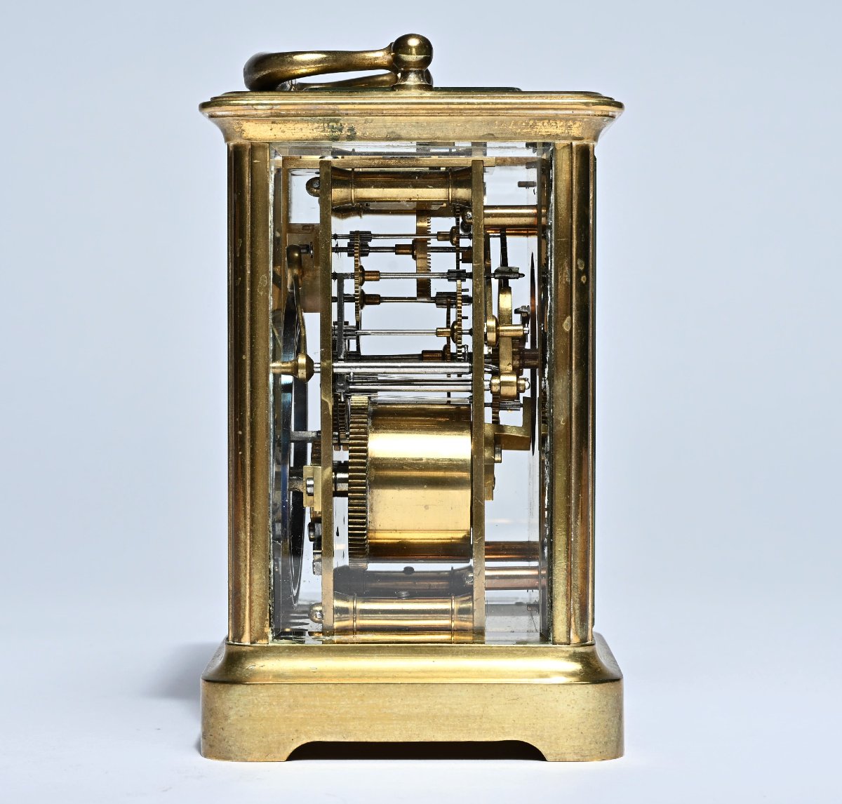 Antique French Travel Clock (1900-1910)-photo-1