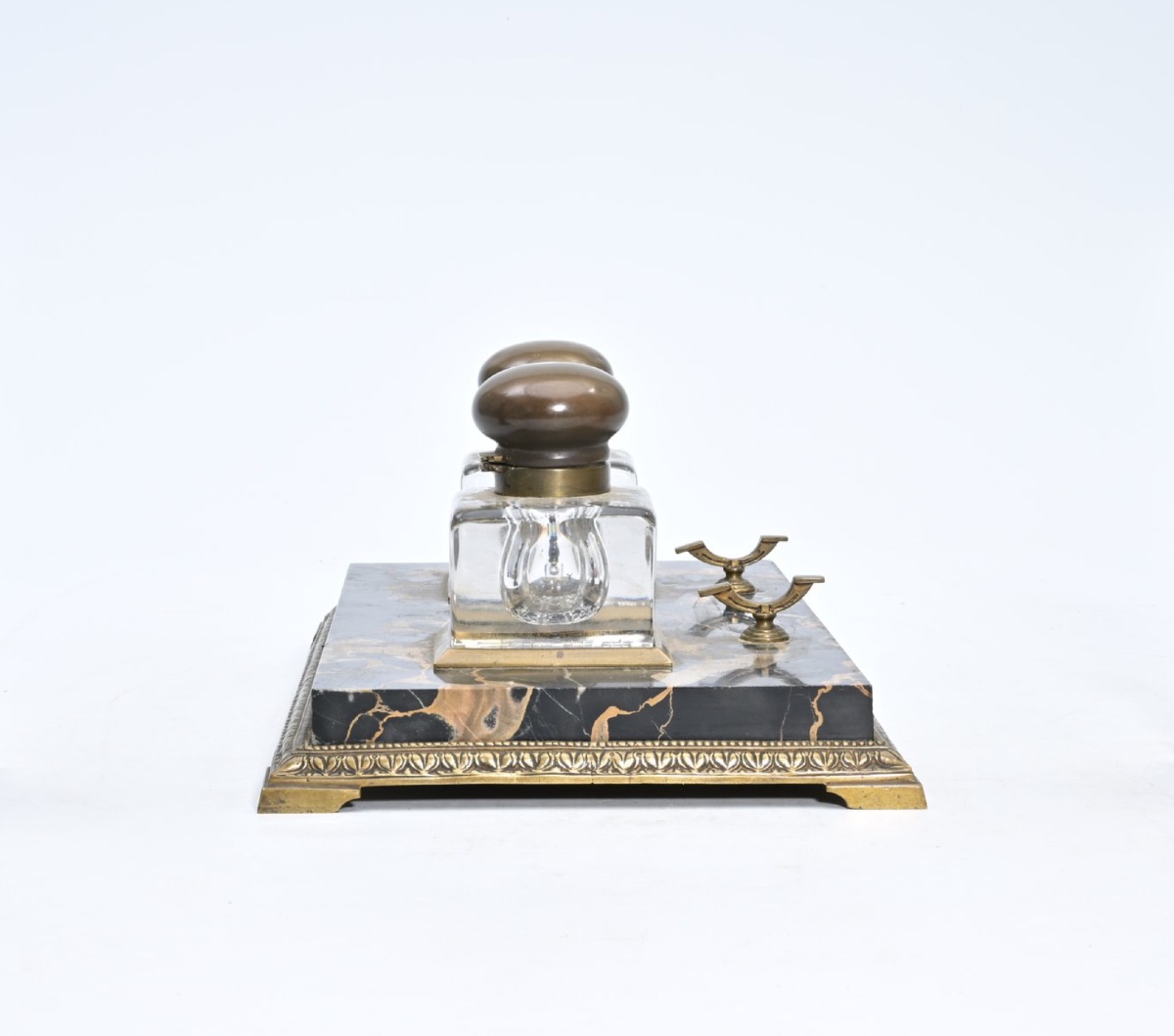 Set Of Two Neoclassical-style Inkwells, Italy, 1890–1910-photo-2