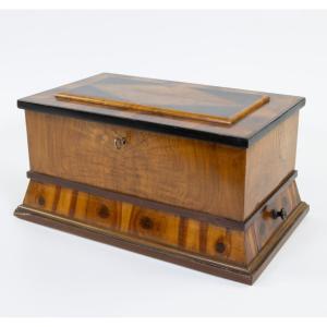 Ecritoire Anglaise En Noyer (1880-1900)