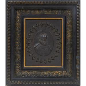 Portrait En Médaillon Henri IV (1840-1850)