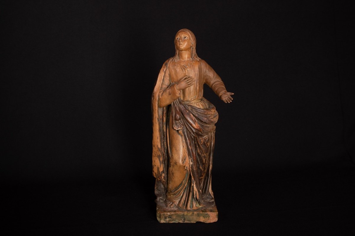 Early 19th Century Terracotta John The Baptist-photo-4