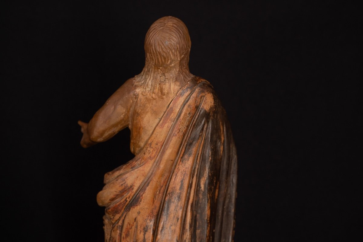Early 19th Century Terracotta John The Baptist-photo-2