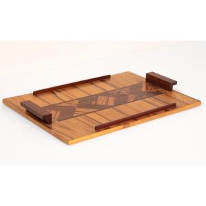 Inlay Wood Marquetry Tray , Circa 1920/1940