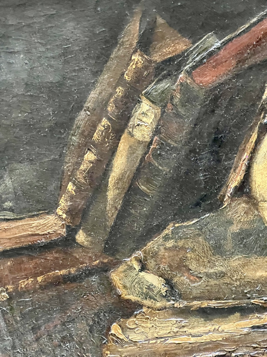 Tableau Ancien - Vanitė - XIXē Siècle-photo-4