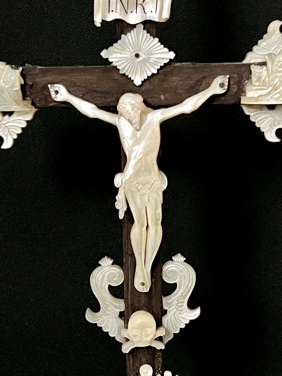 Holy Land Crucifix - Late 18th / Early 19th Century -photo-3