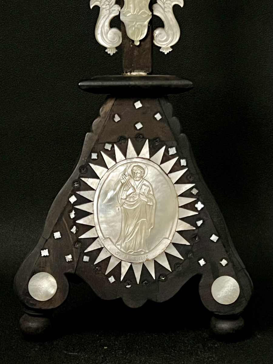 Holy Land Crucifix - Late 18th / Early 19th Century -photo-4