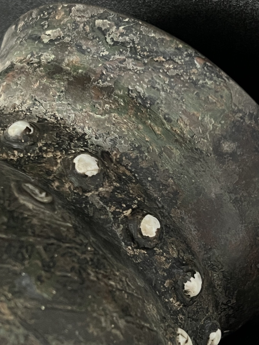 Protohistoric Bronze Vase With Inlays - Hallsatt Culture - 9th - 7th Century Bc-photo-6