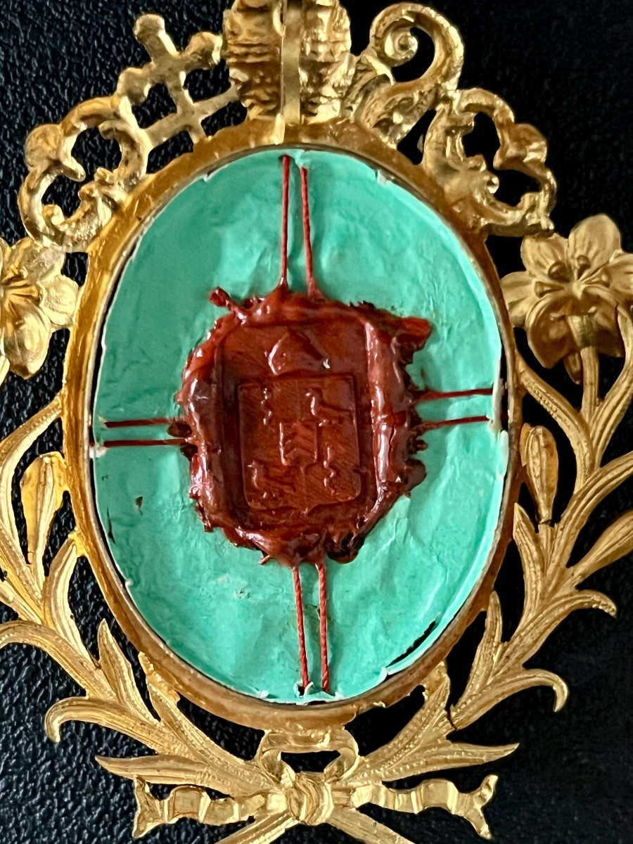 Reliquary - Thorn Of The Crown Of Christ - 19th Century -photo-6
