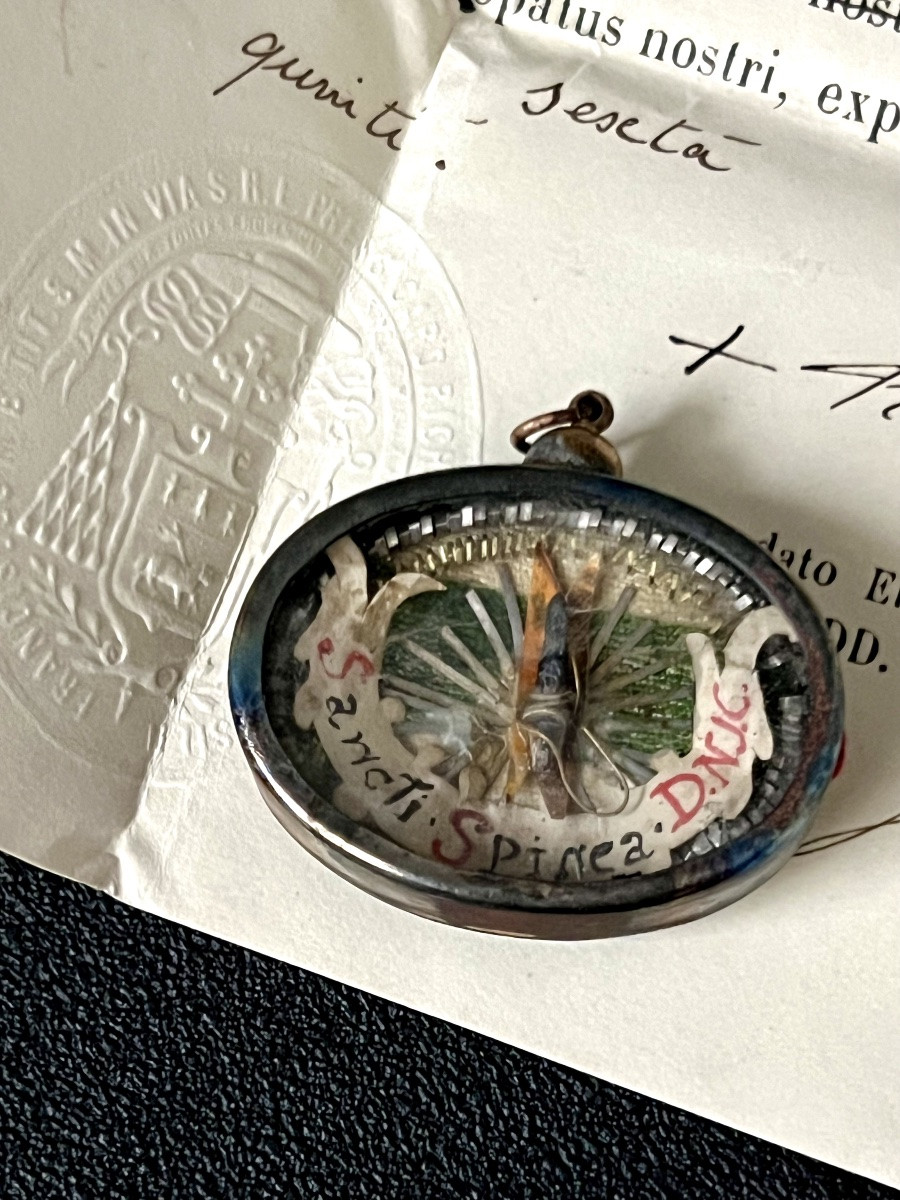 Reliquary Containing A Holy Thorn From The Crown Of Christ, 19th Century - France -photo-1