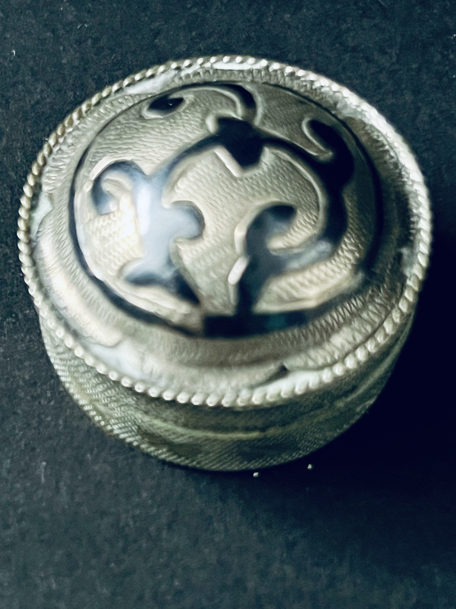 Pilulier en Argent 900 - Empire Ottoman - XIXē -photo-4