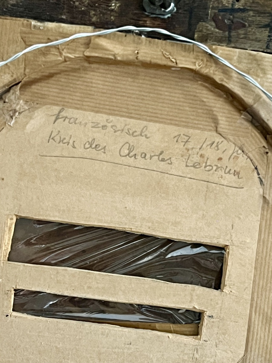 École française : Pietà, huile sur cuivre, 17e/18e s-photo-8