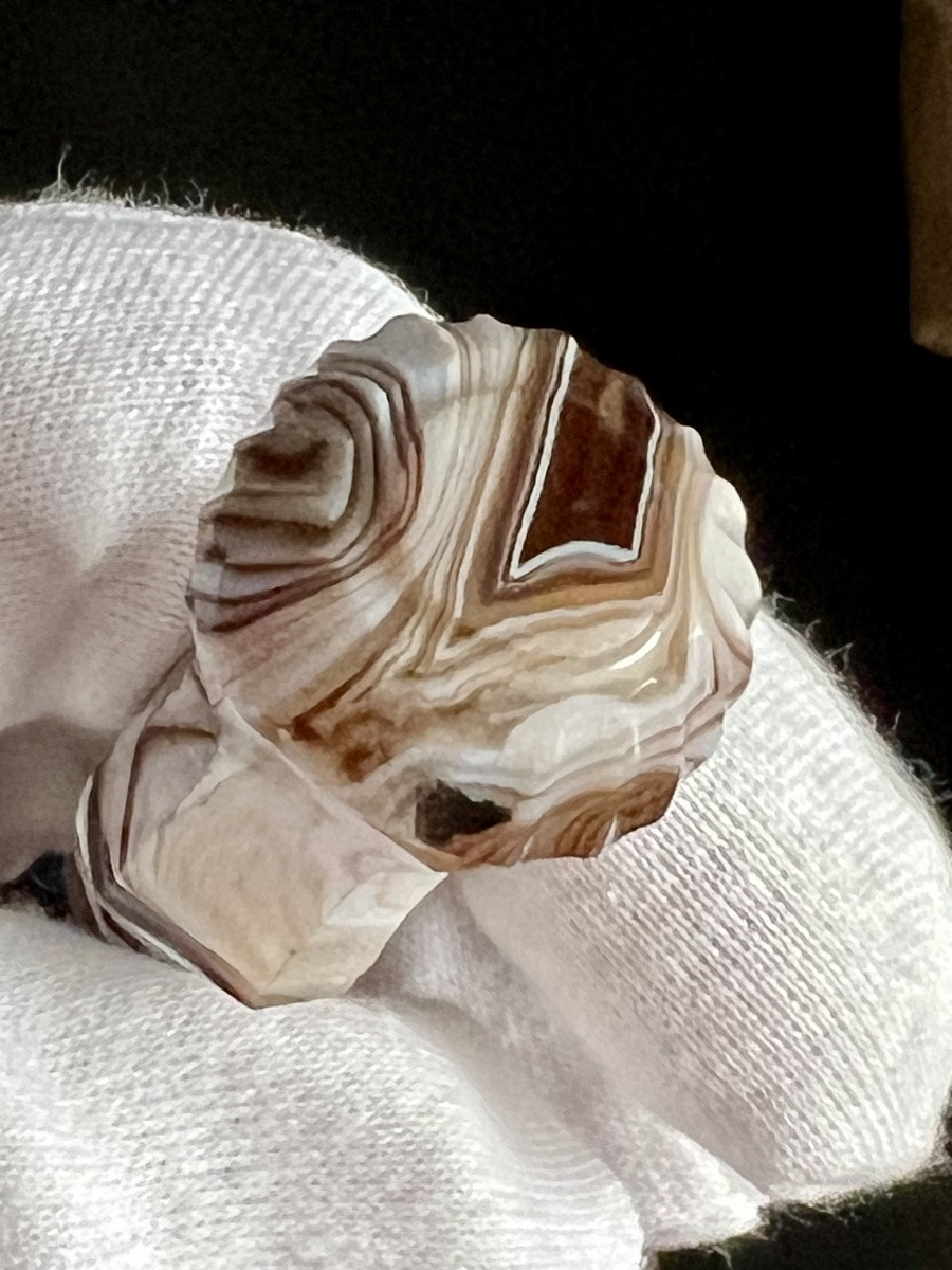 Austro-hungarian Prestige Stamp, 19th Century – Gold, Agate, Garnets And Turquoise-photo-5