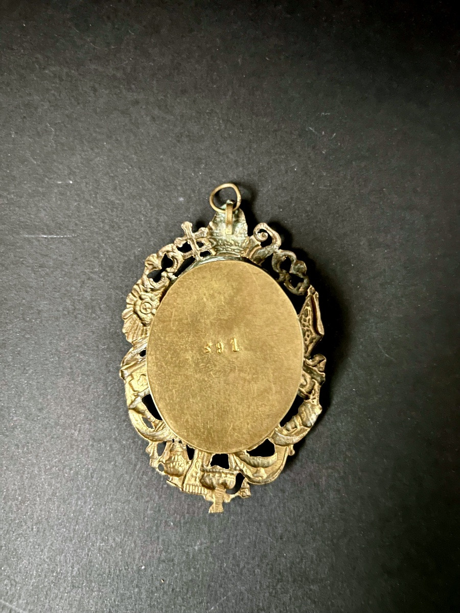 Baroque Reliquary – Relic Of Saint Hubert, Bishop – 18th Century.-photo-2