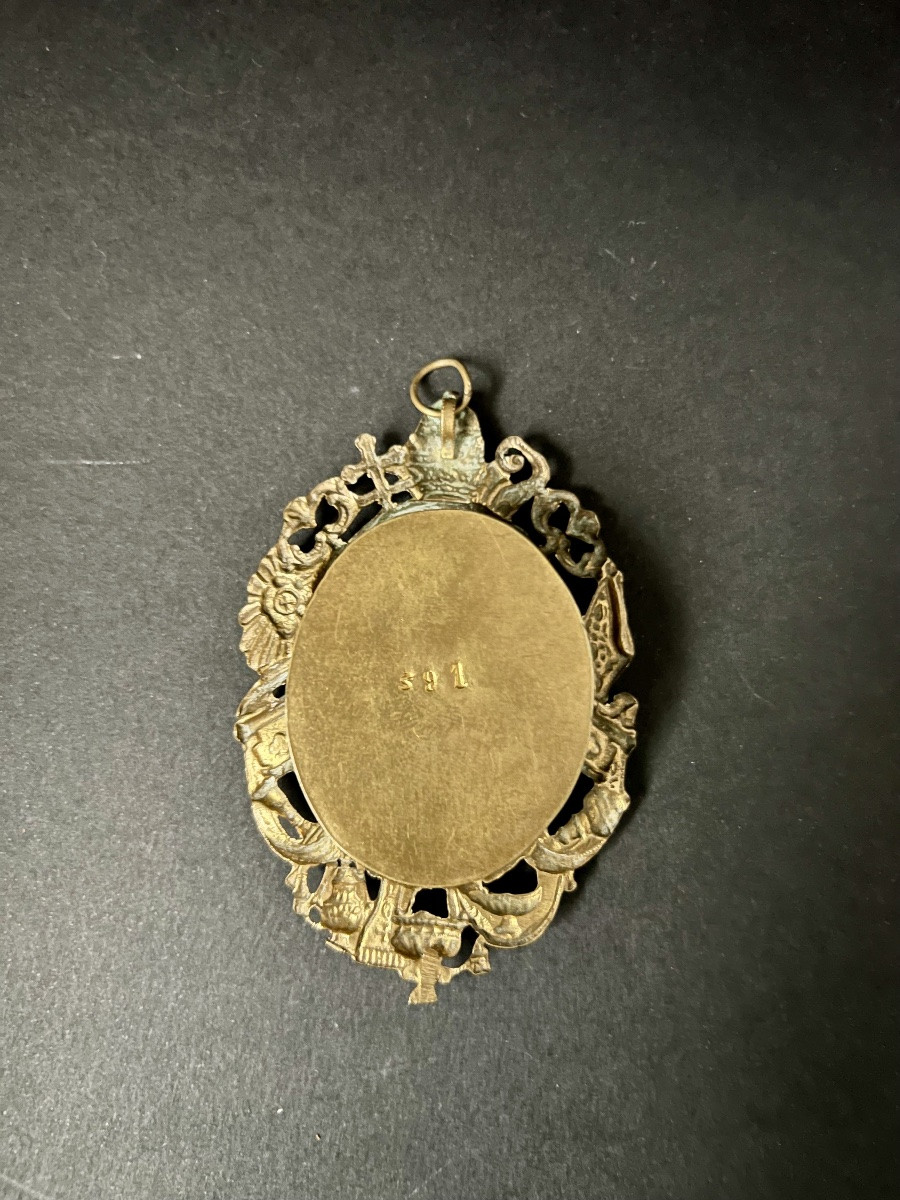 Baroque Reliquary – Relic Of Saint Hubert, Bishop – 18th Century.-photo-6