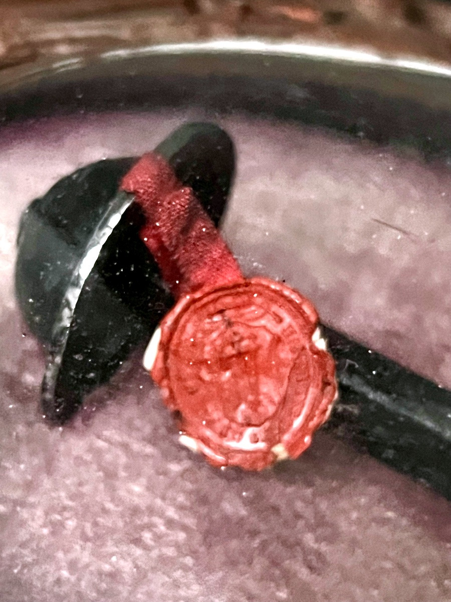 Passion Nail – Contact Relic With Handwritten Certificate Dated 1858-photo-3