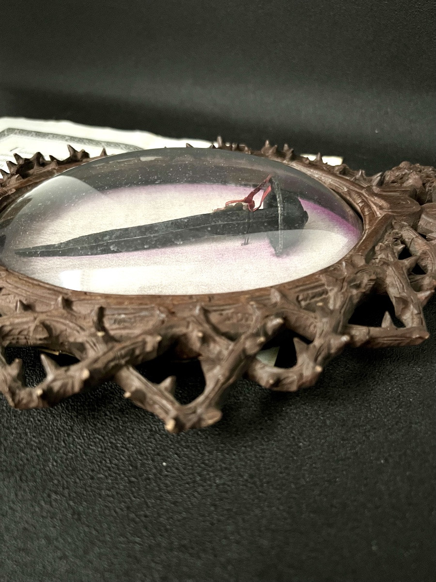 Passion Nail – Contact Relic With Handwritten Certificate Dated 1858-photo-4