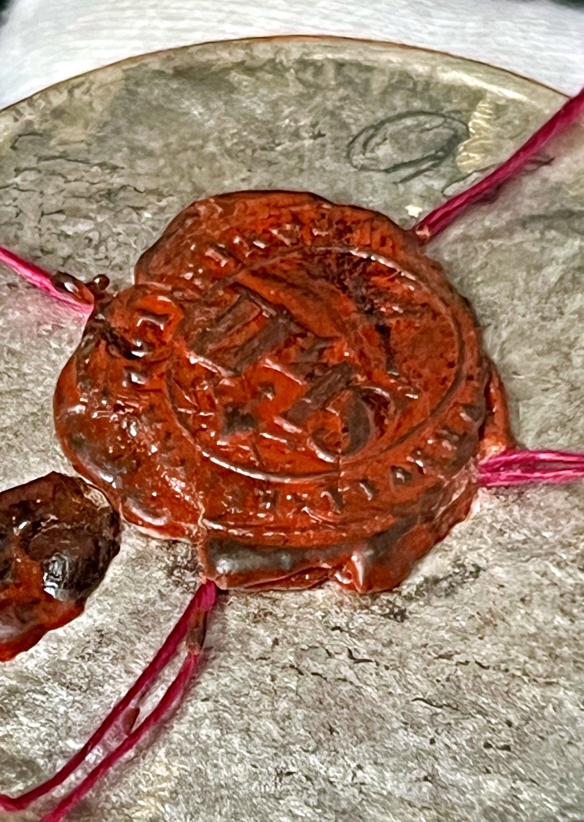 Reliquaire XIXᵉ – Vraie Croix & 20 Saints – Sceau épiscopal intact - Italie-photo-3