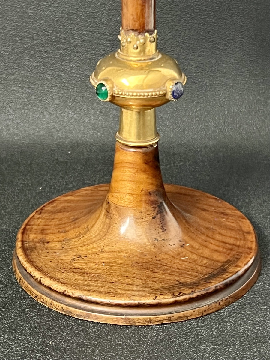 Reliquaire XIXᵉ – Vraie Croix & 20 Saints – Sceau épiscopal intact - Italie-photo-2