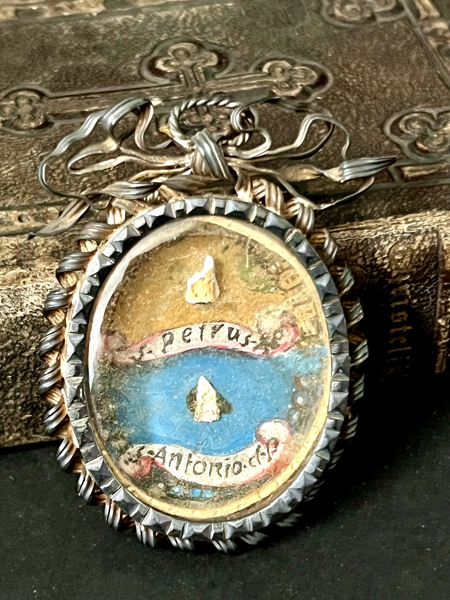 Silver Reliquary – Relics Of Saints Peter The Apostle And Anthony Of Padua, Late 18th Century, Italy