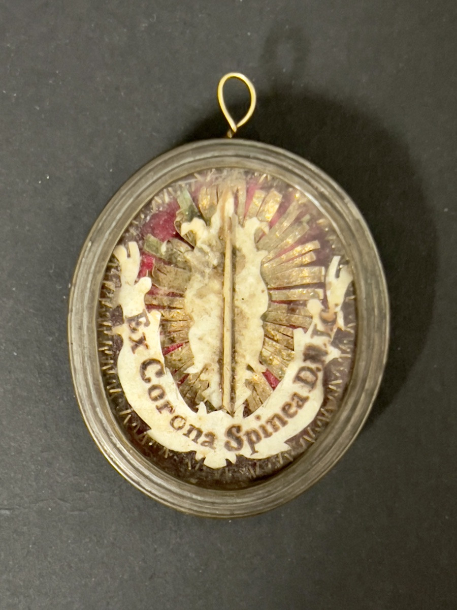 Oval Reliquary Of The Holy Crown Of Thorns – 18th Century-photo-3