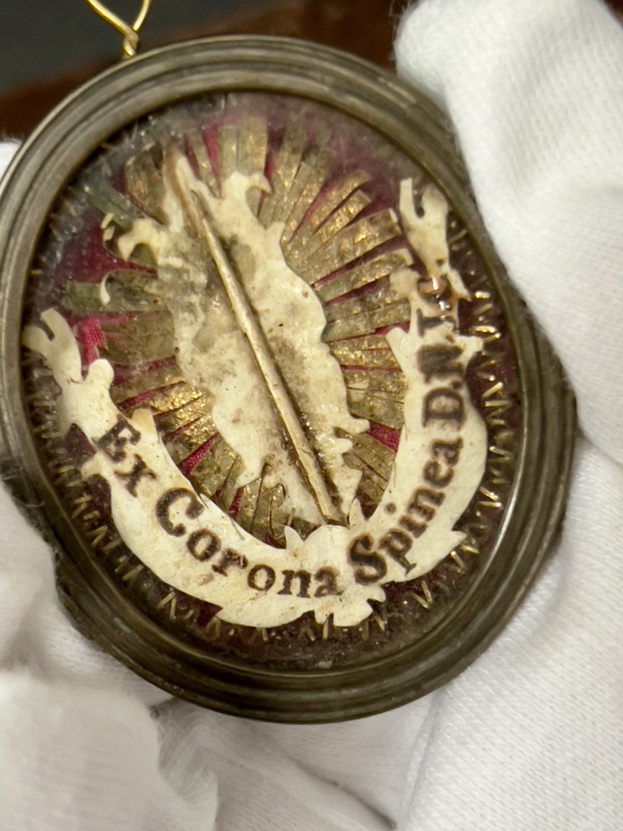 Oval Reliquary Of The Holy Crown Of Thorns – 18th Century-photo-5