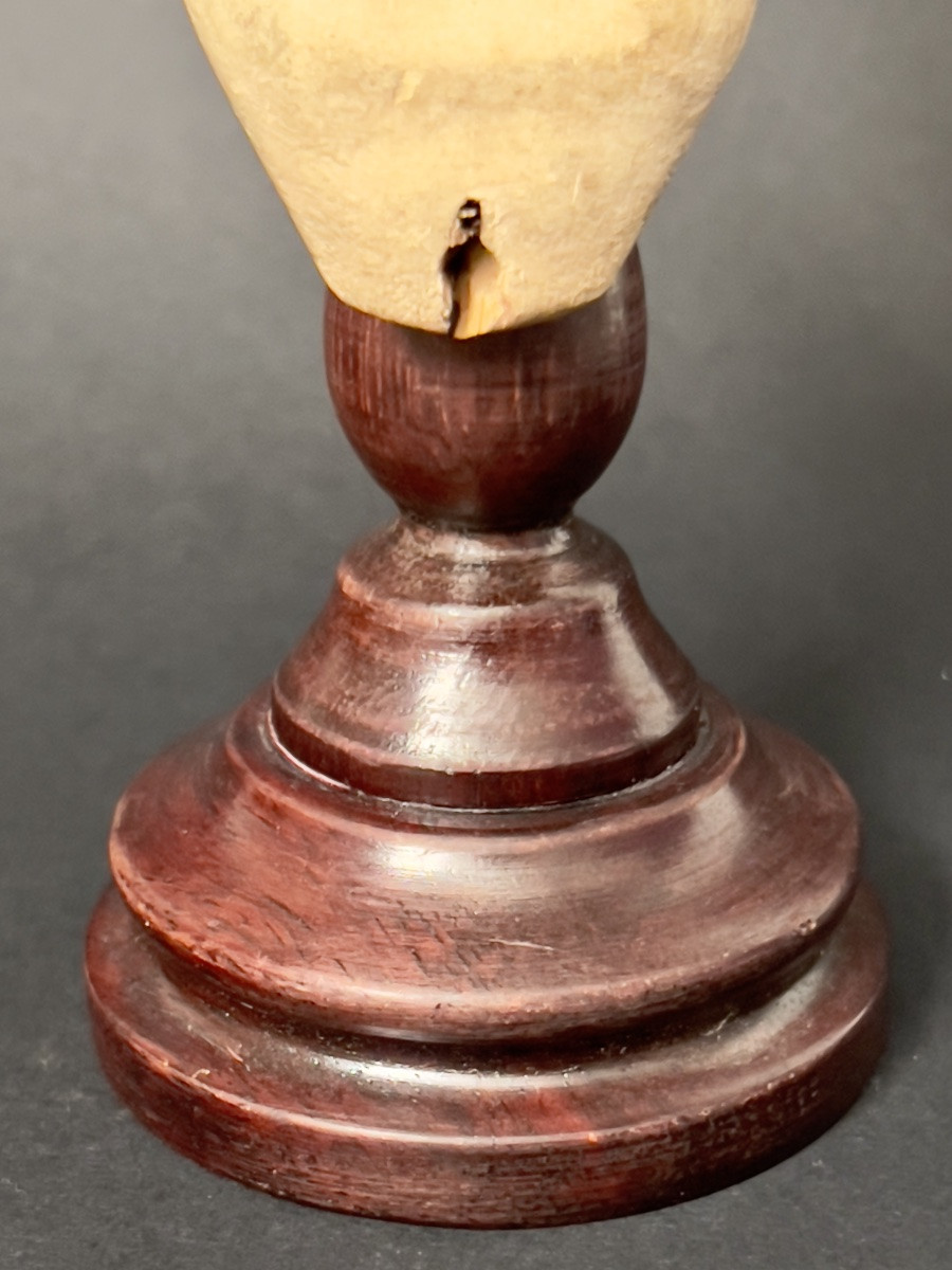 Votive Bust In Polychrome Terracotta, Southern Italy, 18th Century-photo-4