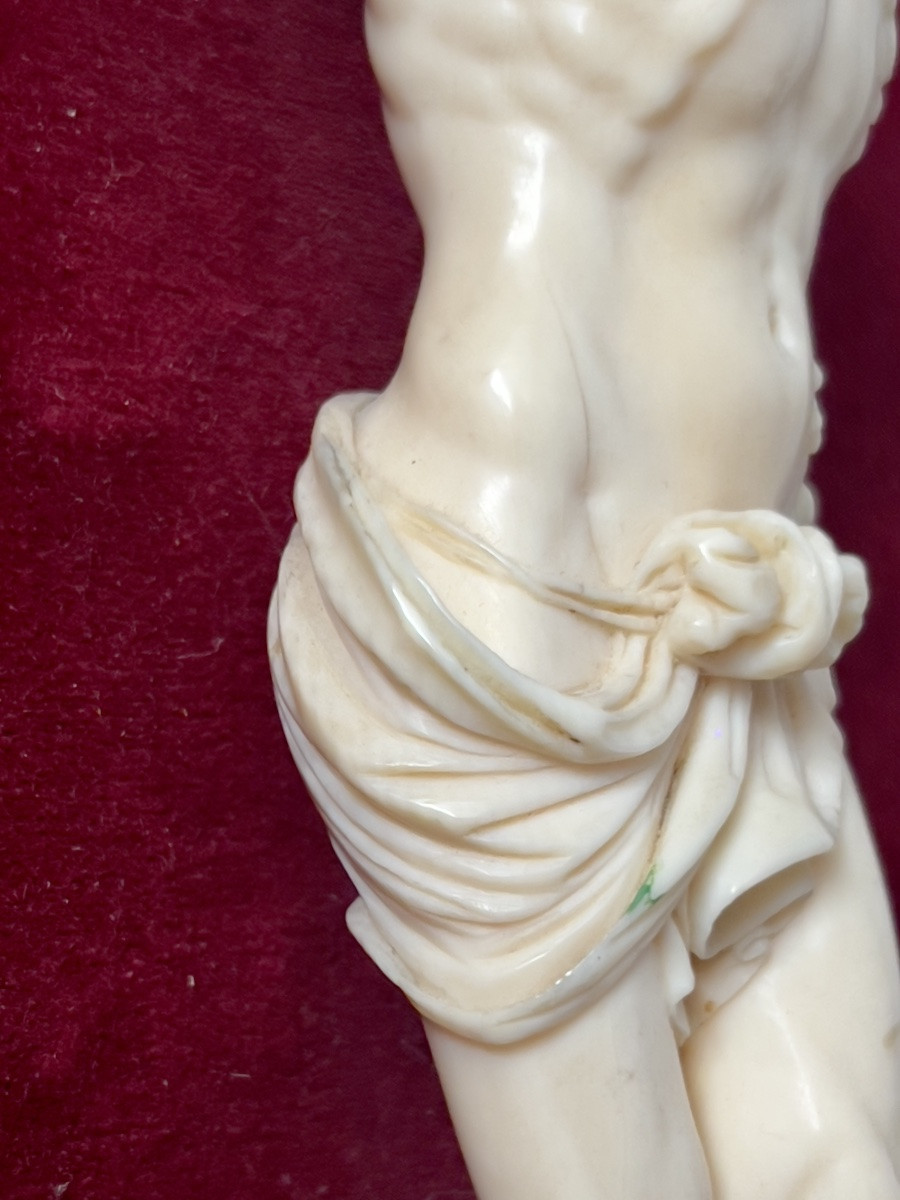 Carved Ivory Christ, Italy, 17th-18th Century + Cites-photo-7