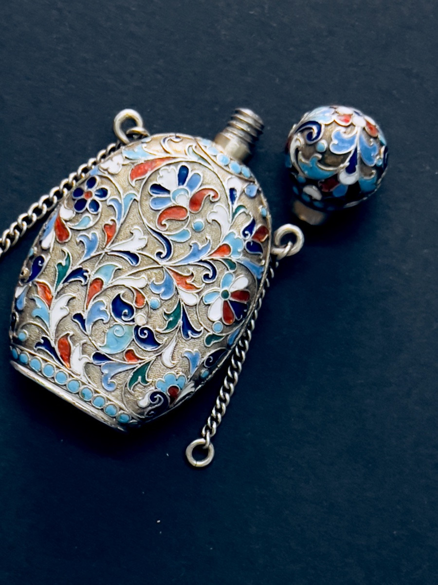 Flacon à parfum en argent - Russie-photo-3