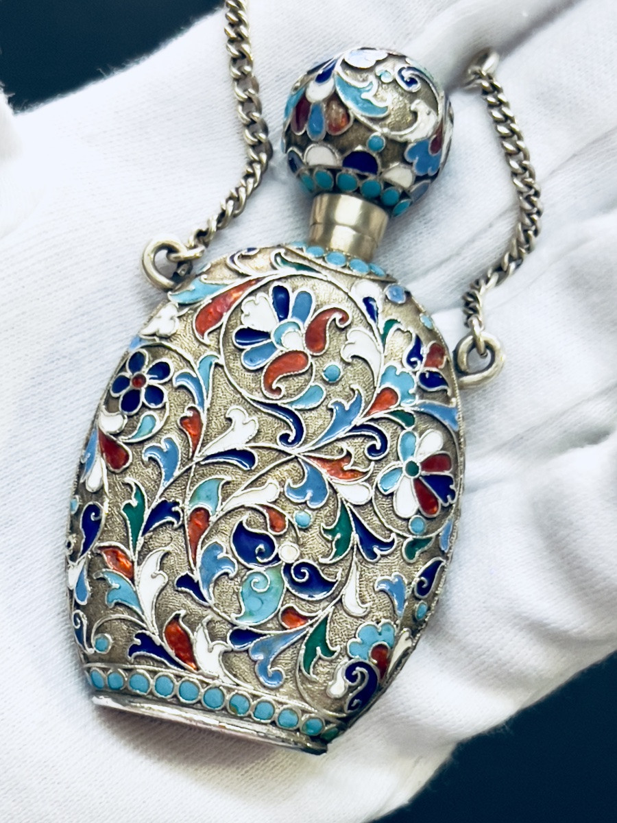 Flacon à parfum en argent - Russie-photo-3