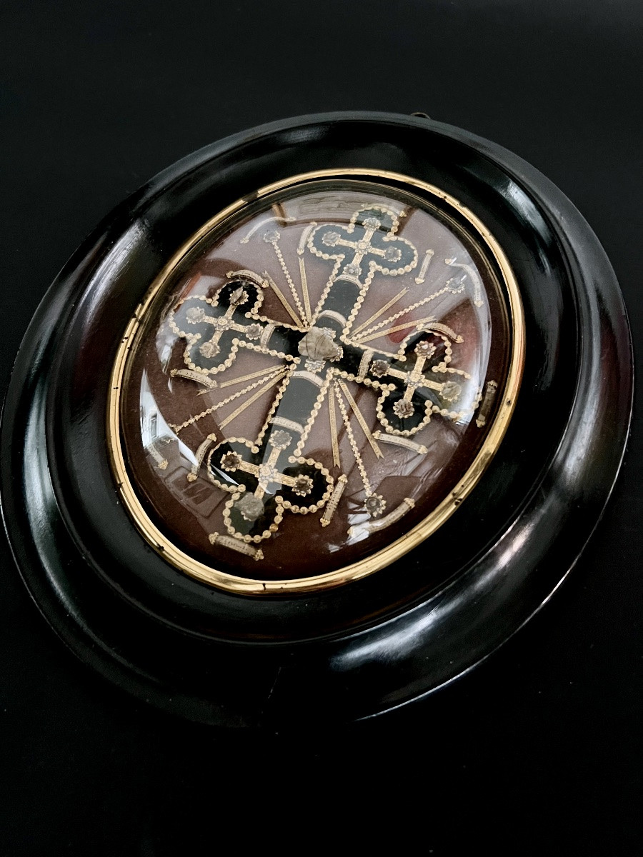 Reliquaire multiple XIXe - France-photo-3