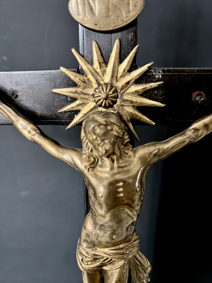 Croix reliquaire d’Autel XIXe  -photo-2