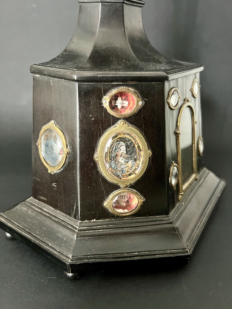 Croix reliquaire d’Autel XIXe  -photo-4