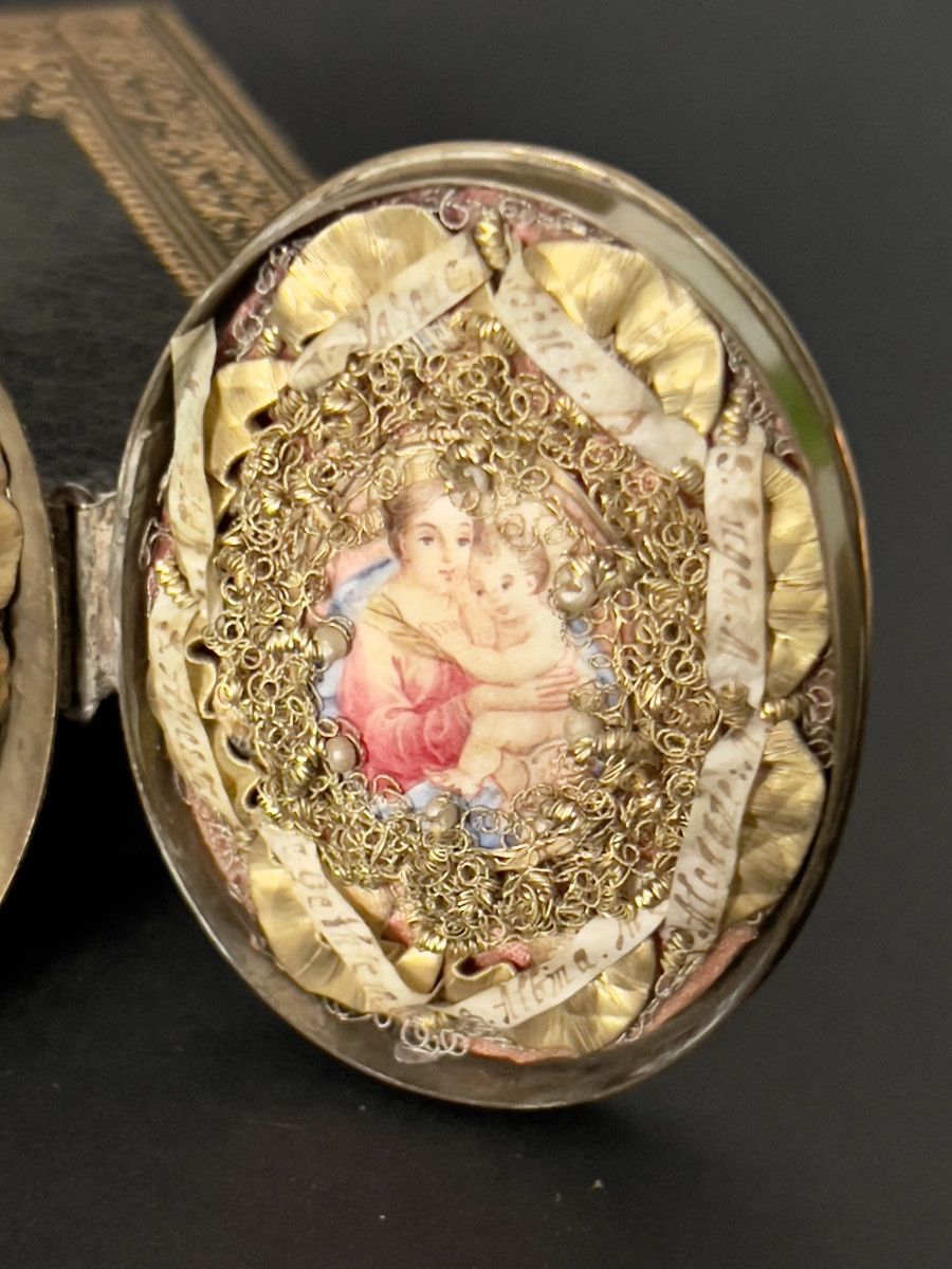 Reliquaire Sainte Vierge et Martyres - XIXē - Italie-photo-2