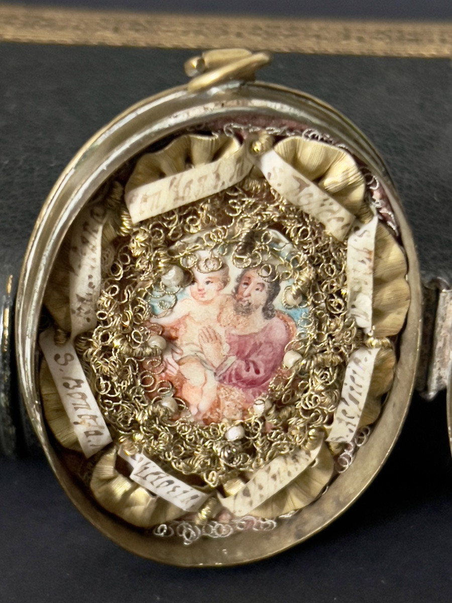 Reliquaire Sainte Vierge et Martyres - XIXē - Italie-photo-3