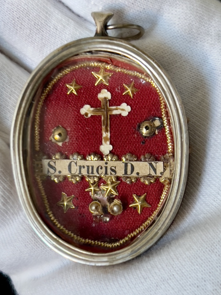 Reliquary Of The True Cross - 19th Century - Italy-photo-3