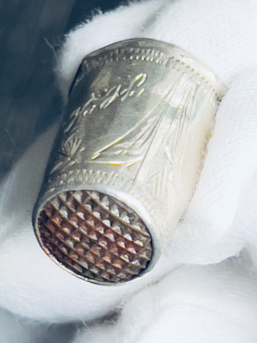 Pair Of Silver Thimbles, Imperial Russia, Late 19th Century-photo-6