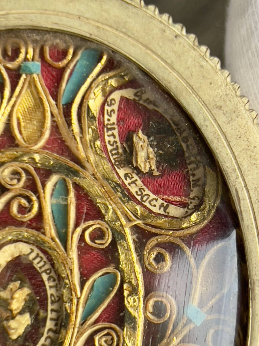 Reliquary Of Saint Helena And Ten Virgin Martyrs, Rome, Circa 1820-photo-5