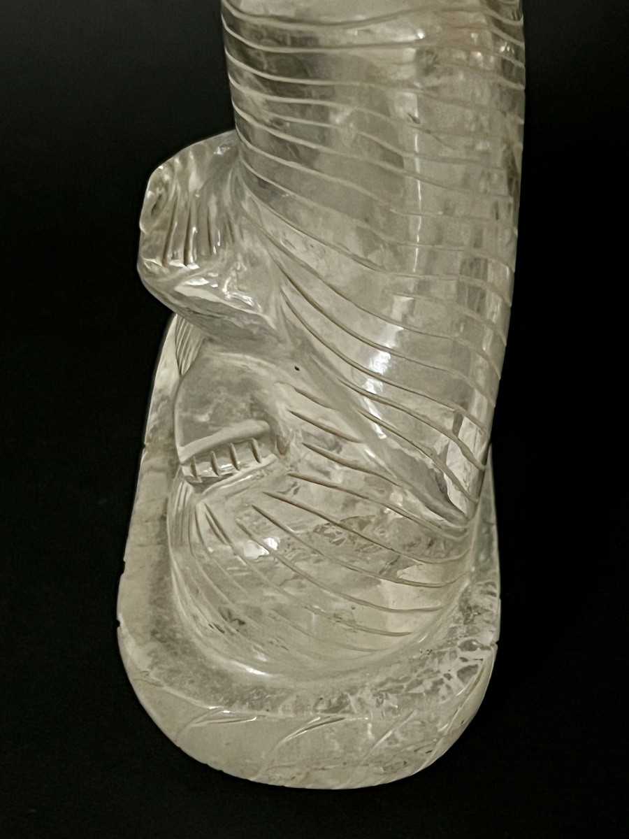 Rock Crystal Buddha Statuette-photo-3