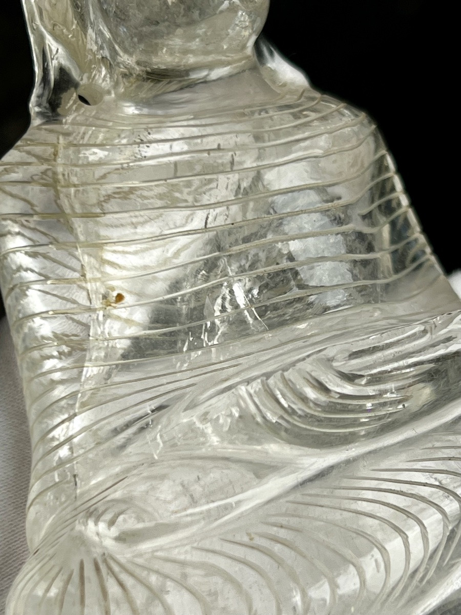 Rock Crystal Buddha Statuette-photo-6