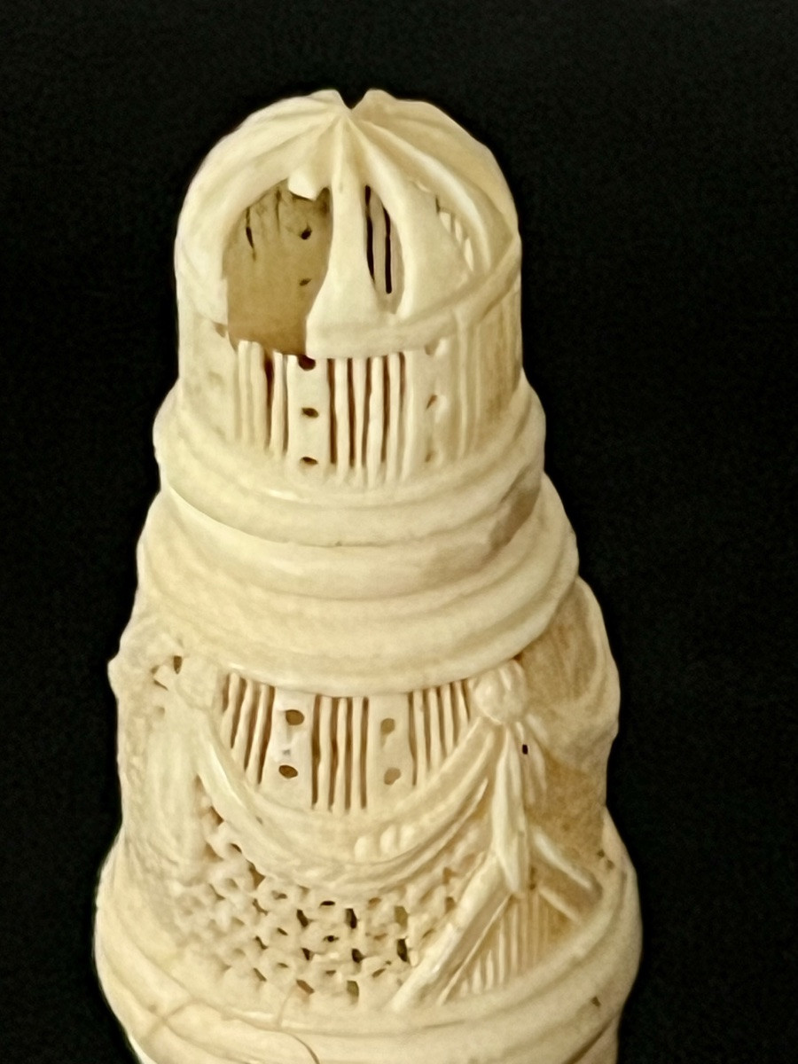 Carved Ivory Needle Case -photo-8