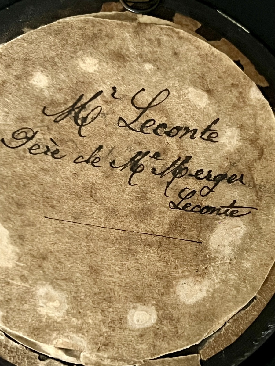 Pair Of Miniature Portraits, Late 18th Century - France-photo-4