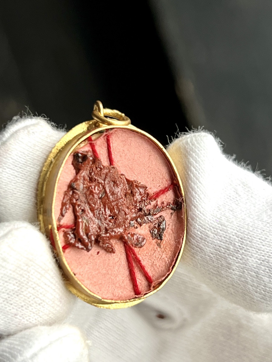  Relique de saint Eleuthère  XIXè siècle - Belgique-photo-3