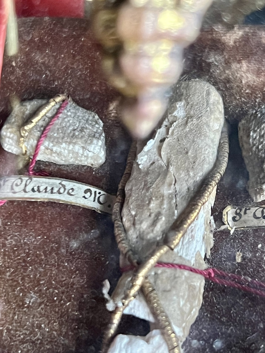 Reliquaire-chapelle néogothique en bronze doré, XIXᵉ siècle-photo-3