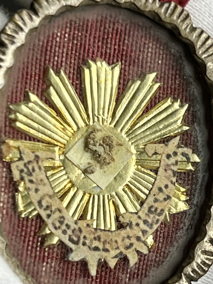 Oval Reliquary In Silvered Metal - Ex Ossibus , 18th  Century - Italy-photo-7