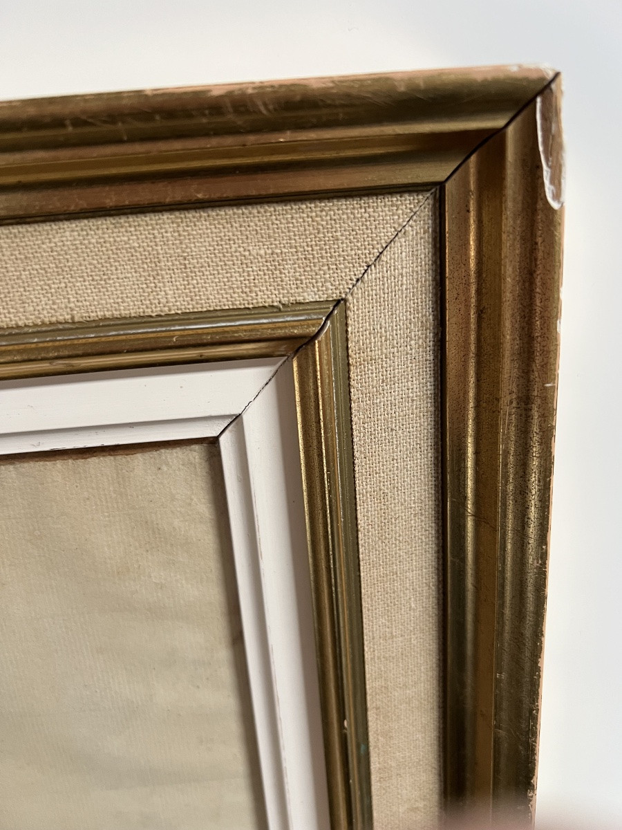 Dessin académique – Étude de nu masculin – Signé-photo-7