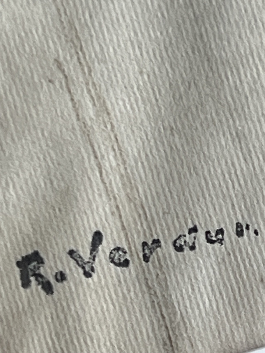 Dessin académique – Étude de nu masculin – Signé-photo-8